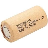 Bateria recarregável 1,2V 2500 rontek 69.00.0022 BATERIA RECARREGAVEL 1,2V 2500 