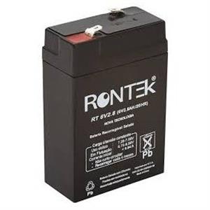 Bateria Selada 6V 2,8A Rontek 70.00.0006 BATERIA 06V 2,8 A SELADA 