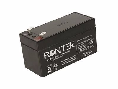 Bateria Selada 12V 1,3A Rontek 70.00.0011 BATERIA 12V 1,3 A SELADA