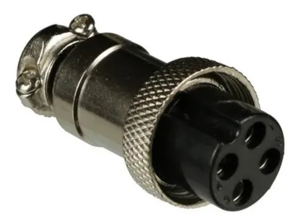 CONECTOR CIRCULAR 4 VIAS FEMEA 77.00.0276  4 VIAS FEMEA