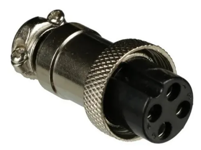 CONECTOR CIRCULAR 4 VIAS FEMEA 77.00.0276  4 VIAS FEMEA 