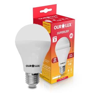 LAMPADA SUPERLED OUROLUX 9W 6500K 82.00.0125 LAMPADA SUPERLED OURO 9W 6500K 