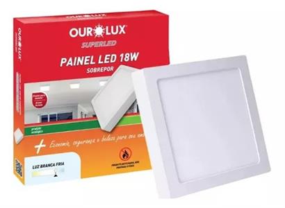 PLAFON LED SOBREPOR 18W BIV. 6500K QUAD. 82.00.0213 PLAFON LED SOBREPOR 18W BIV. 6 