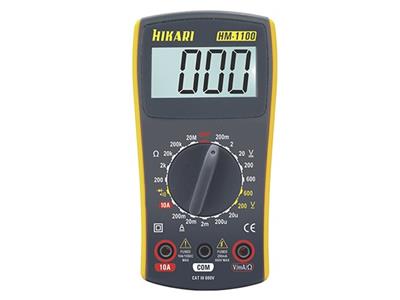 Multímetro Digital HM-1100 Hikari 83.00.0007 HM-1100   