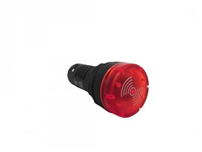 SINALIZADOR VERMELHO  24VCA/VCC 22MM - BZ20-7L-R 87.00.0127 24VCA/VCC 22MM - BZ20-7L-R  