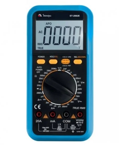 MULTIMETRO DIGITAL 3 1/2D  TRUE RMS ET-2082E 89.00.0015 ET-2082E