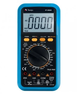 MULTIMETRO DIGITAL 3 1/2D  TRUE RMS ET-2082E 89.00.0015 ET-2082E