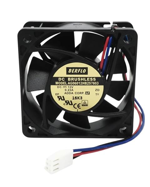 MICROVENTILADOR 60X60X25 12VDC 0.23A 40.00.0116 60X60X25 12VDC 0.23A