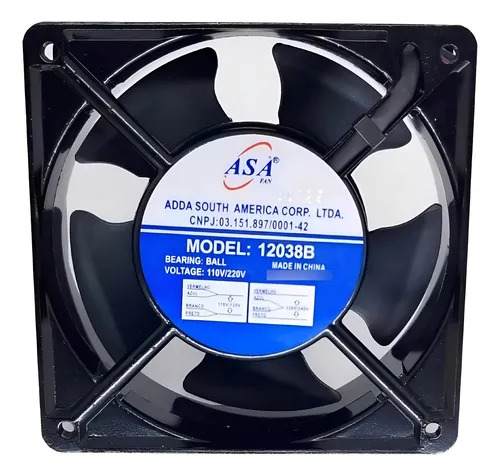 Ventilador ADDA 120X120X38 BIV TZ1238HA1A2SAL 40.00.0131 VENTILADOR ADDA 120X120X38 BIV