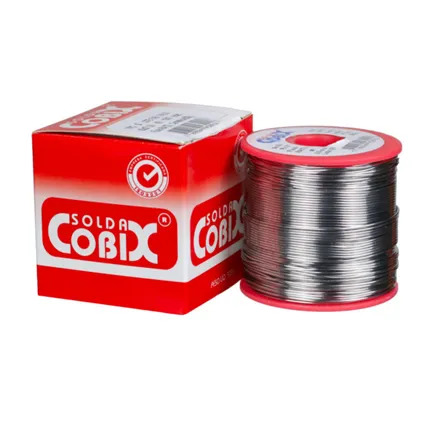 SOLDA COBIX  63/37 0,8MM LARANJA 500G 35.00.0079 SOLDA COBIX  63/37 0,8MM LARAN