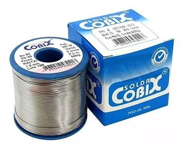 SOLDA COBIX C/ FLUXO-1,5 MM 60/40 - 500G 35.00.0097 SOLDA COBIX C/ FLUXO-1,5 MM 60 