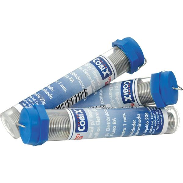 TUBO SOLDA COBIX - MSX-1,0 - 60/40 - 22G 35.00.0137 TUBO SOLDA COBIX - MSX-1,0 - 6