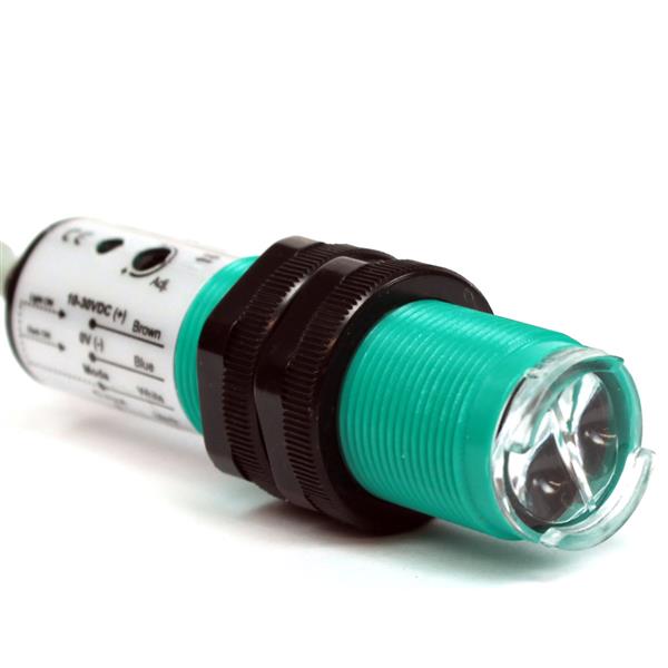 SENSOR FOTOELETRICO M18 DIFUSO DC-NPN PMD-40DN 55.00.0712 SENSOR FOTOELETRICO M18 DIFUSO