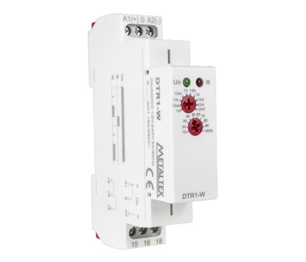 TEMPORIZADOR RETAR ENERG 0,1SEG-240H DTR1-W 34.02.0087 TEMPORIZADOR RETAR ENERG 0,1SE