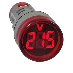 VOLTIMETRO DIGITAL 22MM VERMELHO 20A 500VCA IDR20V-R  34.71.0153 VOLTIMETRO VT-22 MM P/ PAINEL  