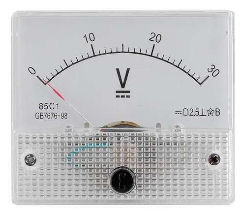 VOLTIMETRO ANALOGICO FM61 - 30V 34.72.0021 VOLTIMETRO ANALOGICO FM61 - 30