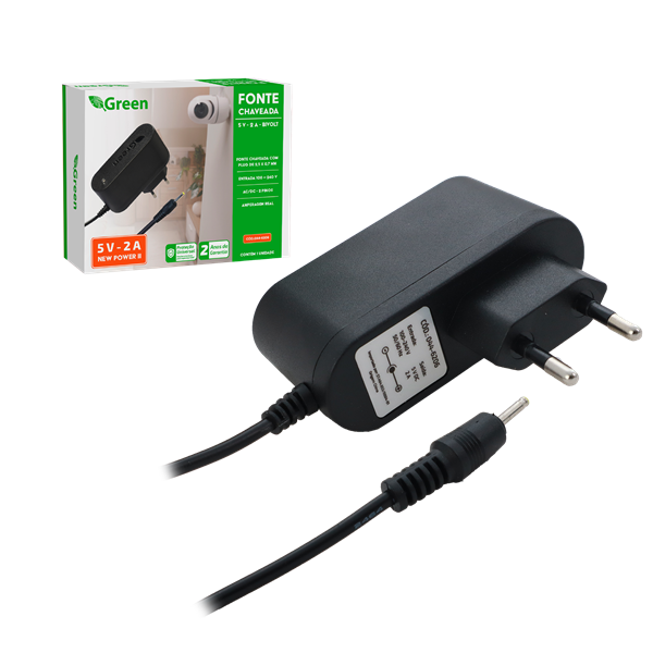 FONTE 5V 2A CHAVEADA IMPORTADA 23.05.0016 FONTE 5V 2A CHAVEADA IMPORTADA