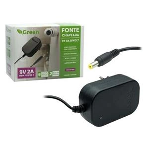 FONTE 9V 2A CHAVEADA IMPORTADA PLASTICA 31.00.0295 FONTE 9V 2A CHAVEADA IMPORTADA 