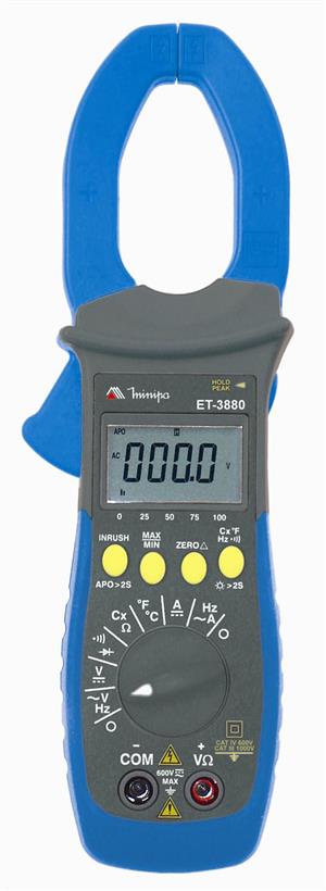 Alicate Amperímetro Digital ET-3880 16.15.0047 ET-3880