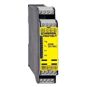 Rele de segurança SCHMERSAL SRB301MC 24V 34.00.0088 RELE DE SEGURANCA SCHMERSAL SR 