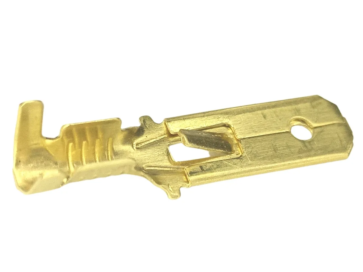 Terminal faston macho sem Isol.2,5MM(6,3) 53.00.1620 TERM. FASTON MACHO S/ISOL.2,5M