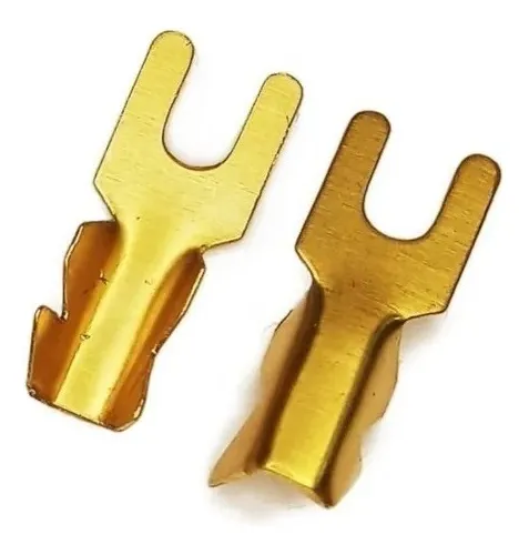 Terminal forquila sem isol OURO 1,5MM (FURO5) 41.00.0203 TERM. FORQUILA S/ISOL OURO 1,5 