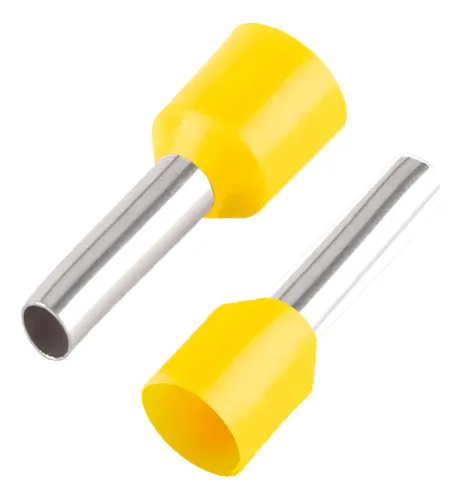 Terminal-tubular-6,0mm-amarelo 53.00.0852 TERMINAL TUBULAR 6,0MM AMARELO