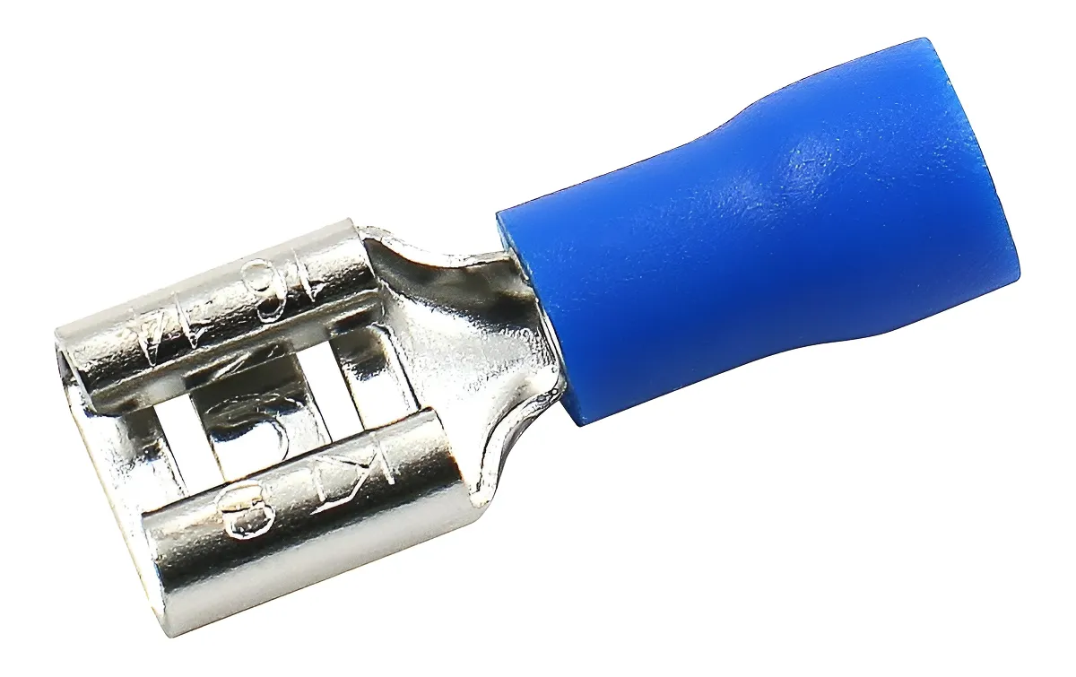 Terminal faston az fêmea pré isolado 2,5mm (6,3) 53.00.1012 TERM. FASTON AZ FEMEA P/ISOL.2 