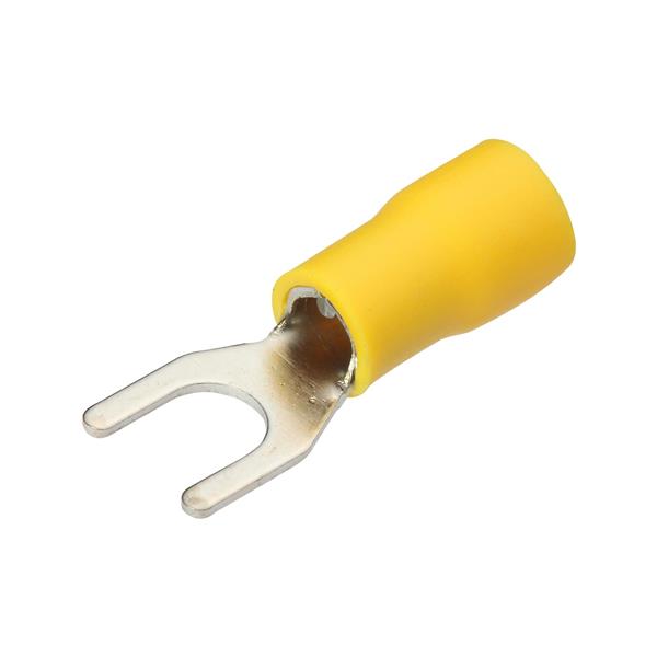 Terminal forquila pré isolado AM 6,00mm (furo4) 41.00.0189 TERM. FORQUILA P/ISOL AM 6,0MM