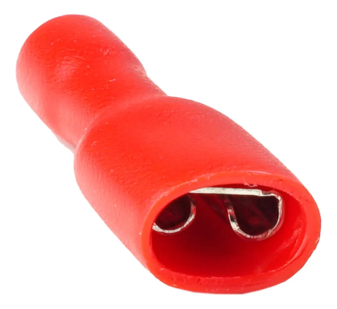 Terminal faston VM fêmea isolado 1,5mm (6,3) 41.00.1930 TERM. FASTON VM FEMEA ISOL.1,5 