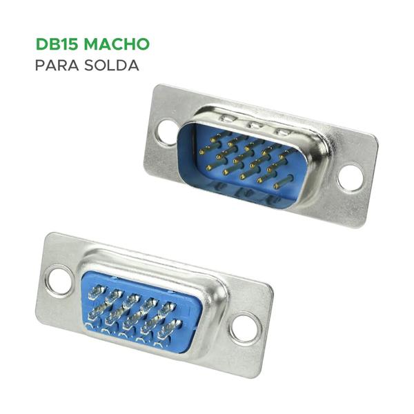 Conector DB15 para Soldar