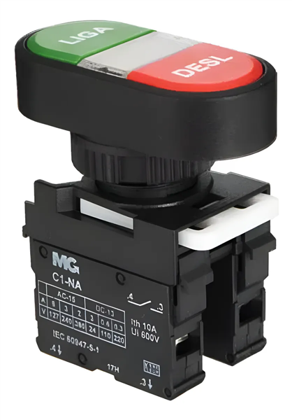 Botão Duplo Margirius 17438 05.00.0186 17438