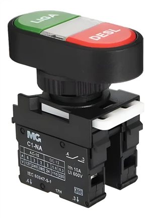 Botão Duplo Margirius 17438 05.00.0186 17438 