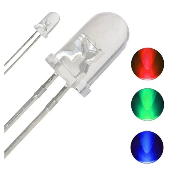 Diodo Led 3mm tricolor 09.00.0152 DIODO LED 3MM TRICOLOR 