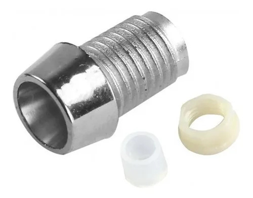 Suporte para Led cromado (com rosca) 5mm 41.00.2128 SUPORTE P/ LED CROMADO (COM RO