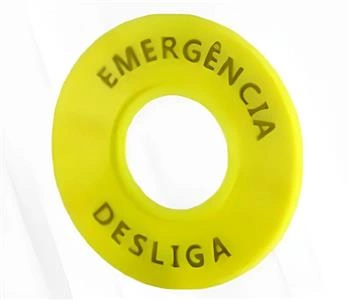 Plaqueta Emergência/Desliga HB2-PE1 53.00.1038  HB2-PE1 