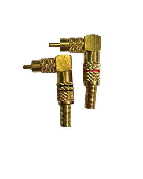 Plug RCA macho 90° 19.00.0063 PLUG RCA MACHO 90°