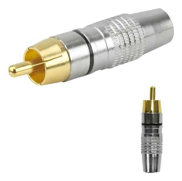 Plug RCA profissional. 19.00.0034 PLUG RCA PROFISSIONAL