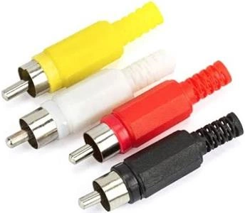 Plug RCA coloridos 19.24.0003 PLUG RCA COLORIDOS  