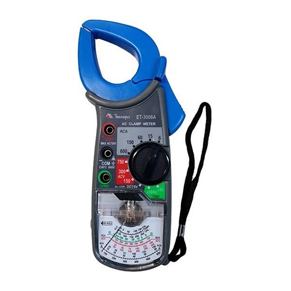 Alicate Amperímetro Analógico 600A - ET-3006A 16.15.0054 600A CAT II  AC ET-3006A