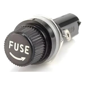 Porta fusível para painel pequeno redondo 41.00.2131 PORTA FUSIVEL P/PAINEL PEQUENO 