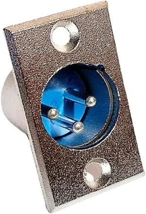 Xlr Jack Canonpara painel 3 vias 19.00.0161 