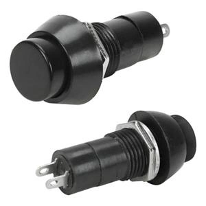 Chave Push Button RD com retenção preto 43.00.0247 CHAVE PUSH BUTTON RD C/RETENCA 