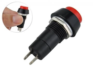 Chave Push Button com retenção PBS 16a vermelho 43.00.0310 CHAVE PUSH BUTTON C/RETENCAO 