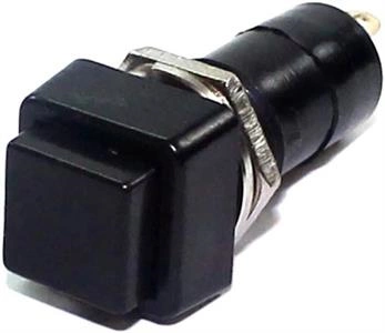 Chave Push Button QD com retenção preto 43.00.0306 CHAVE PUSH BUTTON QD  