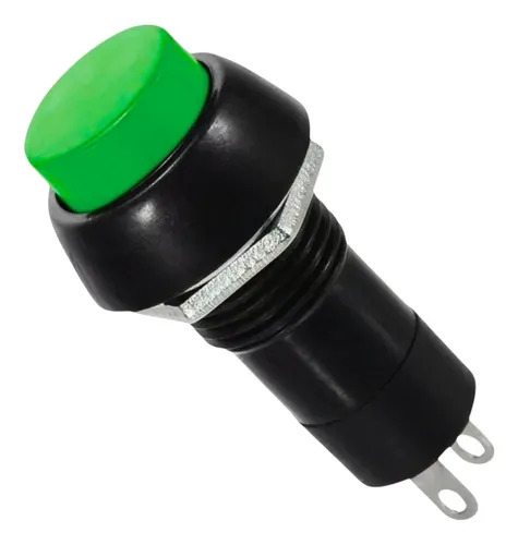 Chave push button RD sem retenção verde 43.00.0303 CHAVE PUSH BUTTON RD S/RETENCA