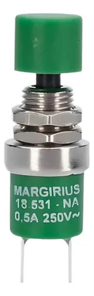 Push botton sem retenção verde 2 terminais 18531 05.00.0124 PUSH BOTTON S/RETEN.VERDE 