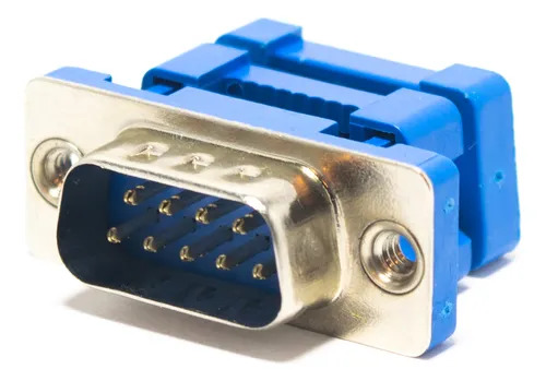 Conector DB-9 macho para flat cable 41.00.0817 CONECTOR DB-9 MACHO - P/ FLAT 