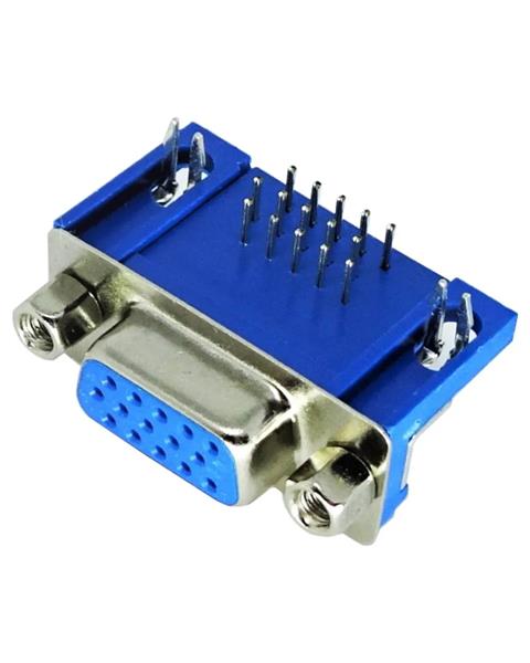 Conector DB-15 fêmea 90 gr. 41.00.0732 CONECTOR DB-15 FEMEA 90 GR. 