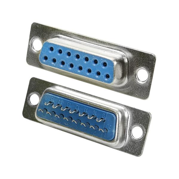 Conector DB-15 fêmea 2 fileiras 41.00.0098 CONECTOR DB-15 FEMEA 2 FILEIRA